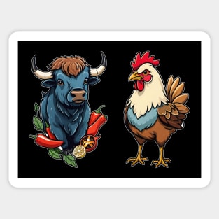 Spicy Buffalo Chicken Sticker